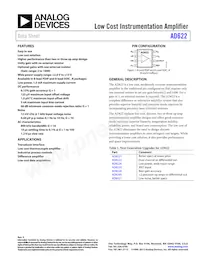 AD622AR-REEL7數據表 封面