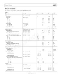 AD622AR-REEL7 Datasheet Pagina 3