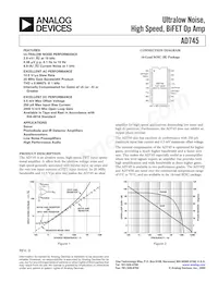 AD745KR-16-REEL7 Datenblatt Cover