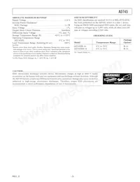 AD745KR-16-REEL7 Datasheet Pagina 3