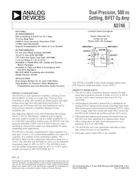 AD746JRZ-REEL7 Datasheet Cover