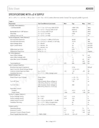 AD8000YRDZ-REEL Datasheet Pagina 3