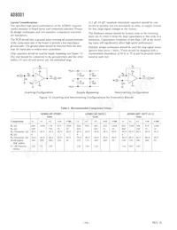 AD8001AR-REEL7 Datasheet Page 14