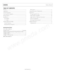 AD8005ARTZ-R2 Datasheet Page 2