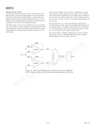 AD8010ARZ-16-REEL7數據表 頁面 10