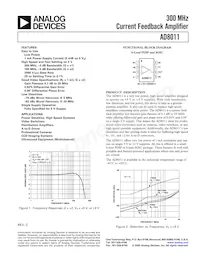 AD8011AR-REEL7 Datenblatt Cover