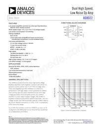 AD8022ARZ-REEL數據表 封面