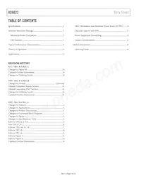 AD8022ARZ-REEL Datasheet Pagina 2