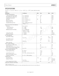 AD8022ARZ-REEL Datasheet Pagina 3