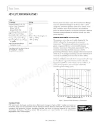 AD8022ARZ-REEL數據表 頁面 5