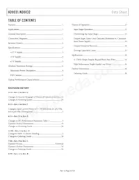 AD8032ARM-REEL7 Datasheet Page 2