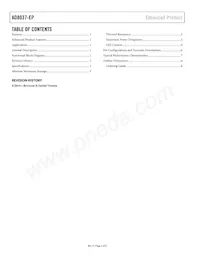 AD8037SRZ-EP-R7 Datasheet Pagina 2