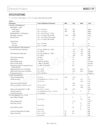 AD8037SRZ-EP-R7 Datasheet Pagina 3