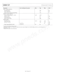 AD8037SRZ-EP-R7 Datasheet Pagina 4