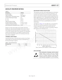 AD8037SRZ-EP-R7 Datasheet Pagina 5