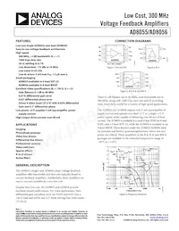 AD8056ARM-REEL7 Datasheet Cover