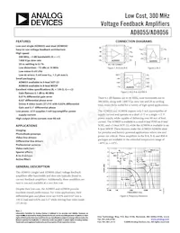 AD8056ARM-REEL7 Datenblatt Cover