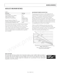 AD8056ARM-REEL7 Datasheet Page 5