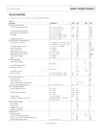 AD8063ARTZ-R2 Datasheet Page 3