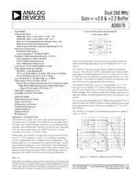 AD8079BR-REEL7 Datenblatt Cover