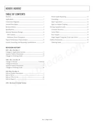 AD8091ARTZ-R2 Datasheet Page 2