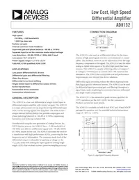 AD8132AR-REEL7 Datasheet Cover