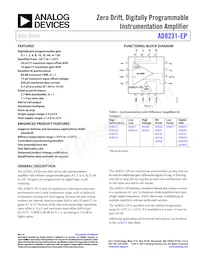 AD8231TCPZ-EP-R7 Datasheet Copertura