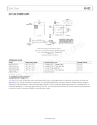 AD8231WACPZ-RL Datasheet Pagina 23