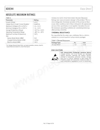 AD8244BRMZ-R7 Datasheet Page 6