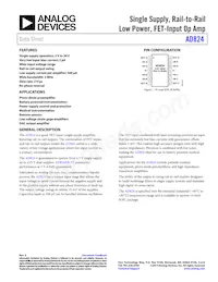 AD824AR-14-REEL7 Datenblatt Cover