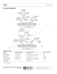 AD825AR-16-REEL7 Datasheet Page 12