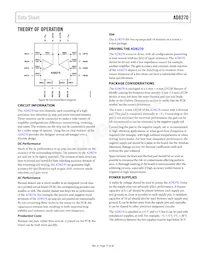 AD8270ACPZ-RL Datasheet Page 13