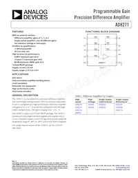 AD8271ARMZ-RL Datasheet Copertura