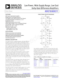 AD8277BRZ-R7 Datasheet Cover