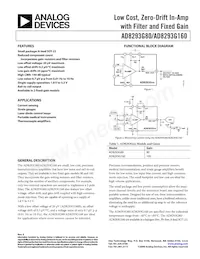 AD8293G80BRJZ-R2數據表 封面