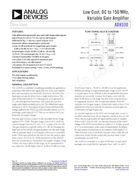 AD8330ACPZ-R2 Datasheet Copertura