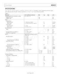 AD8420ARMZ Datasheet Pagina 3