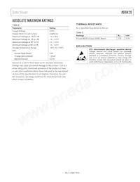 AD8420ARMZ Datasheet Pagina 7