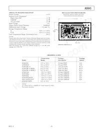AD845JR-16 Datasheet Page 3