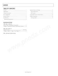 AD8500AKSZ-R2 Datasheet Pagina 2