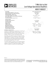 AD8527ARMZ-REEL Datasheet Copertura