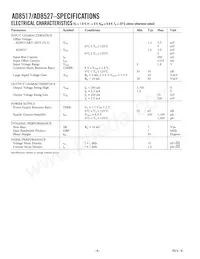 AD8527ARMZ-REEL數據表 頁面 4