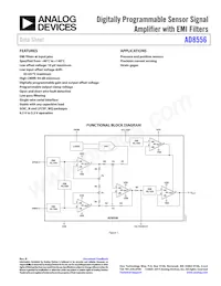 AD8556ACPZ-REEL Datasheet Cover