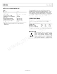 AD8556ACPZ-REEL Datasheet Page 6