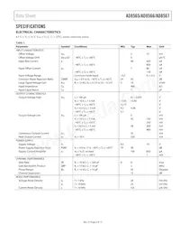 AD8567ACPZ-R2 Datasheet Pagina 3