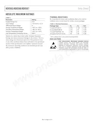 AD8567ACPZ-R2 Datasheet Pagina 4