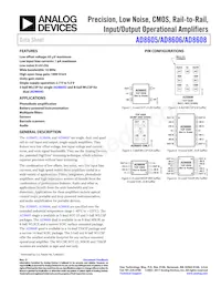 AD8605ACBZ-REEL Datenblatt Cover