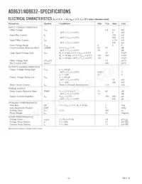 AD8632ARMZ-REEL Datasheet Pagina 2