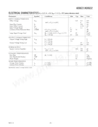 AD8632ARMZ-REEL Datasheet Pagina 3