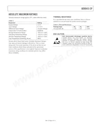 AD8643TRZ-EP-R7 Datasheet Page 5